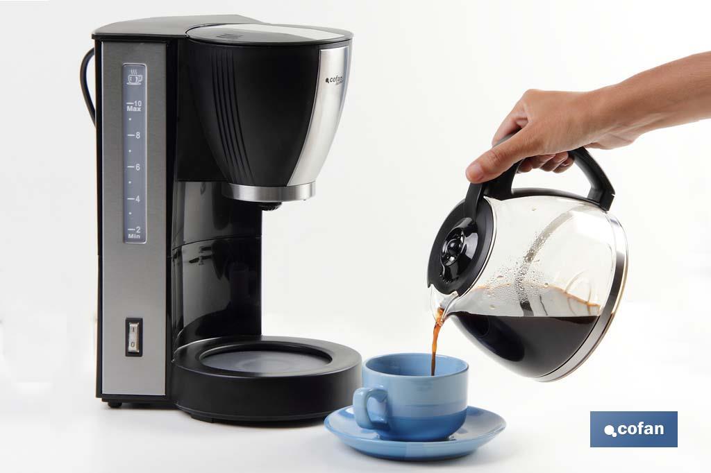 CAFETERA ELÉCTRICA DE GOTEO 870W 10 TAZAS MODELO MARGOT (PACK: 1 UDS)